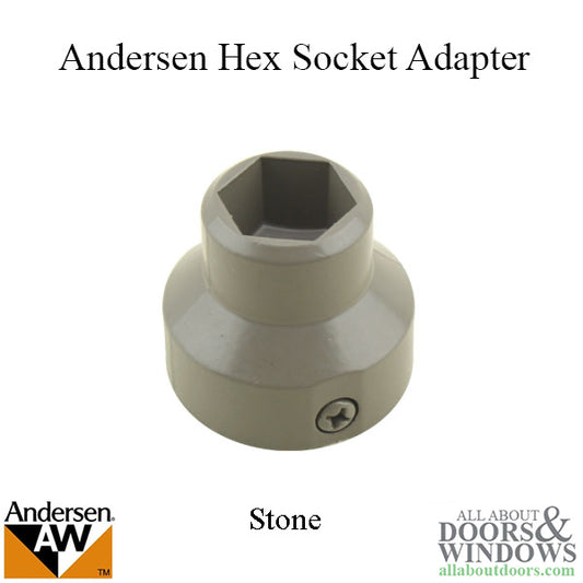 Hex Socket Adapter for Roof Window - Stone