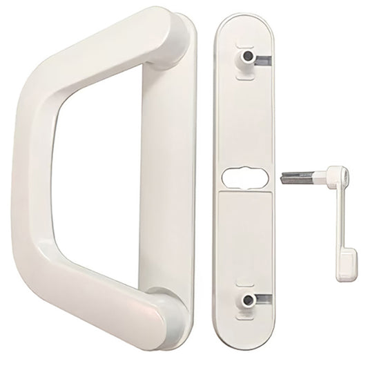 Milgard Classic Style Inside Handle Kit Vinyl Sliding Patio Glass Door Hardware 4-15/16" Screw Hole Spacing