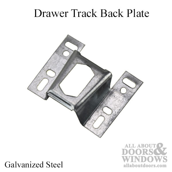 Drawer track back plate - Galvanized Steel - Drawer track back plate - Galvanized Steel