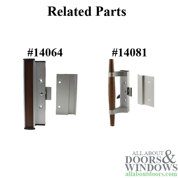 Steel Lever Latch with 1-1/4 Inch Tail for Sliding Glass Door  (Discontinued) - Steel Lever Latch with 1-1/4 Inch Tail for Sliding Glass Door  (Discontinued)