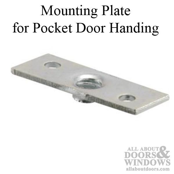 Mounting Plate for Pocket Door Hanger - Mounting Plate for Pocket Door Hanger