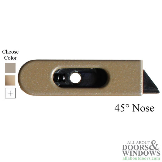 Pro Shield Tilt Latch for Upper  Sash  Black 45° Nose LH