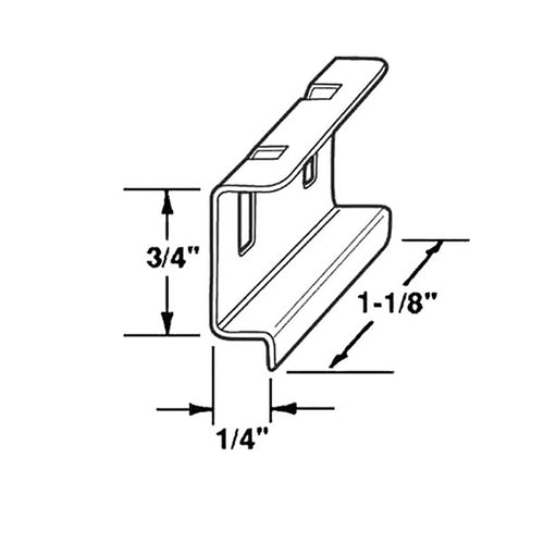 Window Screen Spline Channel Pull Tabs 1/4
