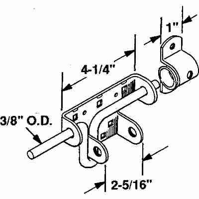 Latch, Slide Bolt - Latch, Slide Bolt