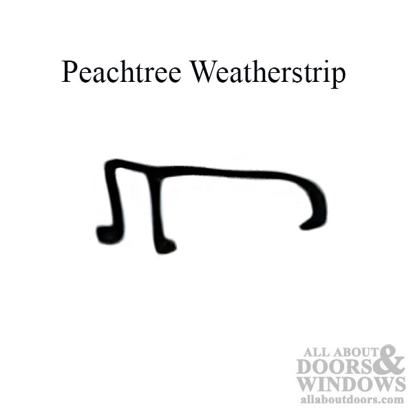 DISCONTINUED Peachtree Weatherstrip for Prado Screen Door - Black - DISCONTINUED Peachtree Weatherstrip for Prado Screen Door - Black