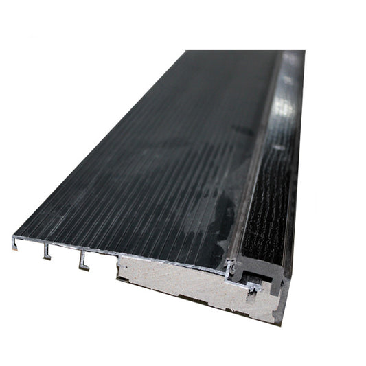 Therma Tru Threshold with Adjustable Dark Oak Cap for 6.562 Inch Wall Thickness