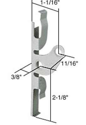 Clip, Louver/ Jalousie Window Glass 11/16 - 2 pack - Clip, Louver/ Jalousie Window Glass 11/16 - 2 pack