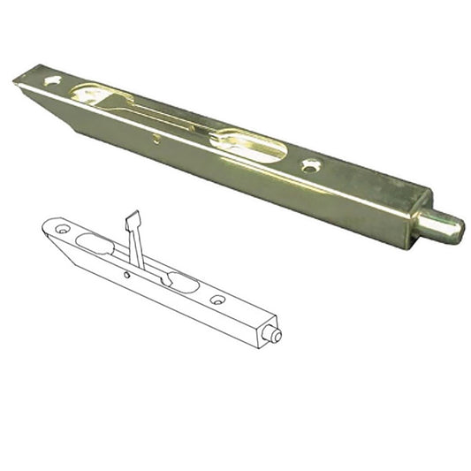 Head-Foot or Jamb Flush Bolt - Solid Brass