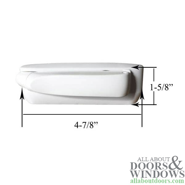 Marvin Folding Handle and Cover Left Handed Handle For Ultimate Casement Window - Marvin Folding Handle and Cover Left Handed Handle For Ultimate Casement Window