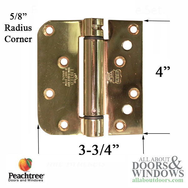 Peachtree Spring Door Hinge 4 x 3-3/4 - Peachtree Spring Door Hinge 4 x 3-3/4