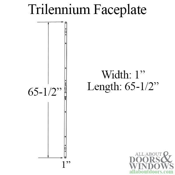 Trilennium Faceplate for 8-0 Lock - Trilennium Faceplate for 8-0 Lock