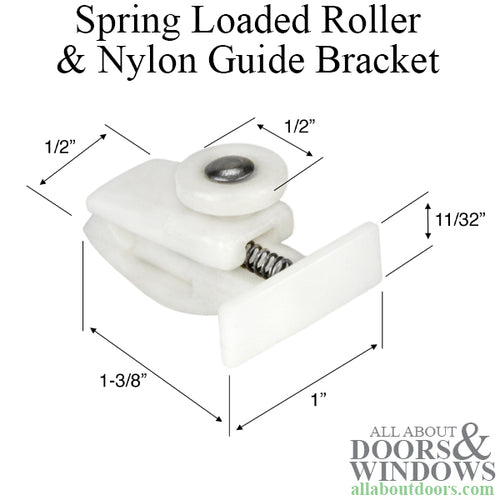 Spring Loaded Wheel Roller with Guide Bracket - Spring Loaded Wheel Roller with Guide Bracket