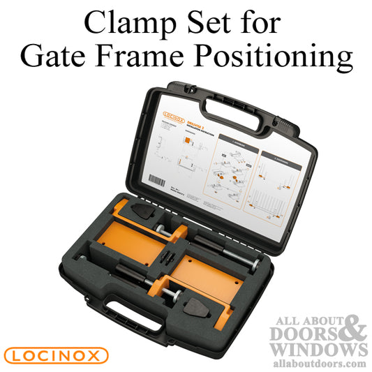 Clamp Set for Gate Frame Positioning