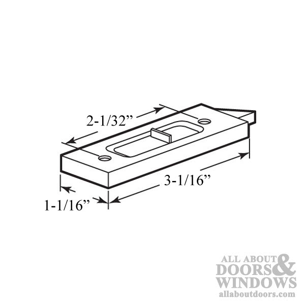 Tilt Latch - Vinyl Window Tilt Latch Hardware, Vinyl - White - Tilt Latch - Vinyl Window Tilt Latch Hardware, Vinyl - White