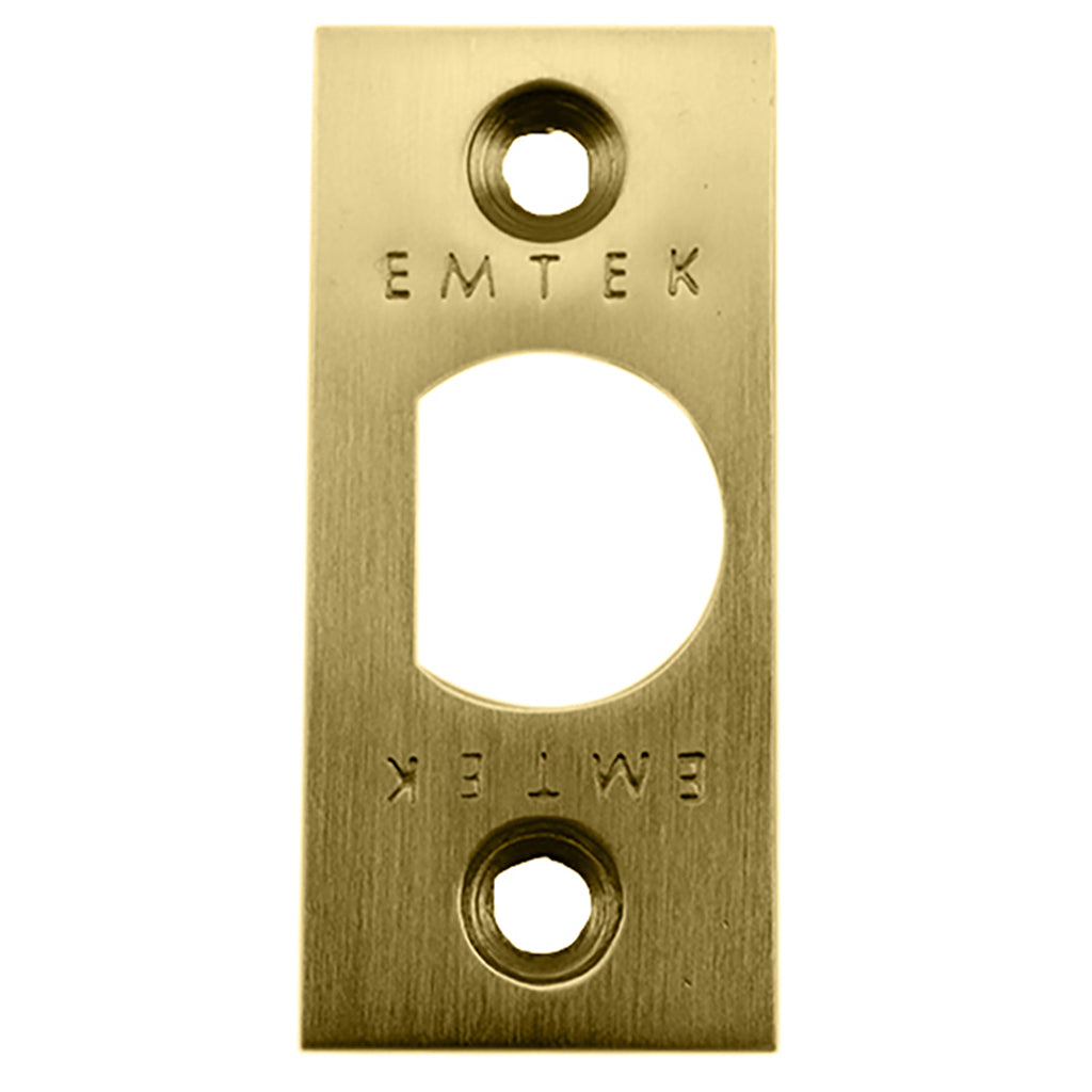 Springlatch Faceplate with Square Corner - PB - Springlatch Faceplate with Square Corner - PB