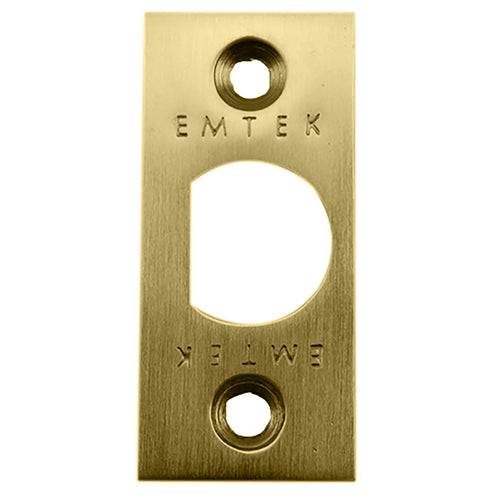 Springlatch Faceplate with Square Corner - PB - Springlatch Faceplate with Square Corner - PB