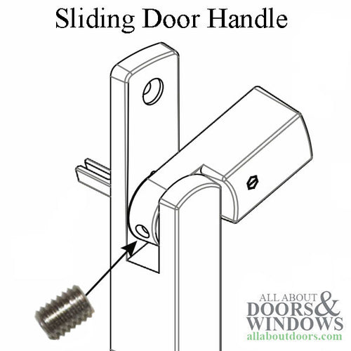 Hoppe Sliding Door Thumb Latch Set Screw  M4 x 12mm - Hoppe Sliding Door Thumb Latch Set Screw  M4 x 12mm