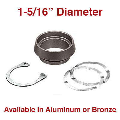 Cylinder Guard,  Mortise 3/4 inch thick  Aluminum - Cylinder Guard,  Mortise 3/4 inch thick  Aluminum