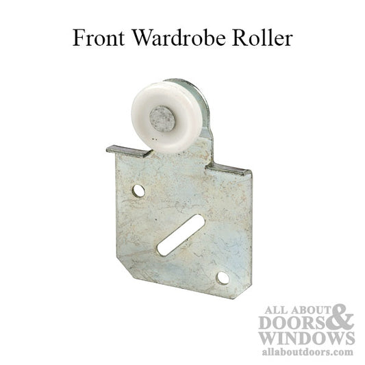 1 inch wheel, front wardrobe roller