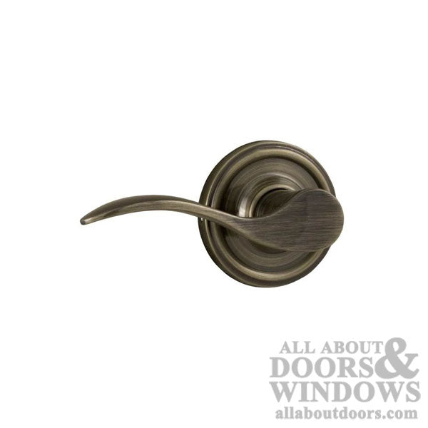 Weslock Bordeau Dummy Door Lever Antique Brass Left Handed Dummy Door Handle - Weslock Bordeau Dummy Door Lever Antique Brass Left Handed Dummy Door Handle