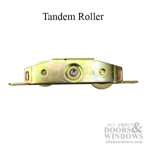 Sliding Patio Door Tandem Roller for Sliding Patio Doors 1.25 Inch Ball Bearing Steel Wheel Diameter - Sliding Patio Door Tandem Roller for Sliding Patio Doors 1.25 Inch Ball Bearing Steel Wheel Diameter