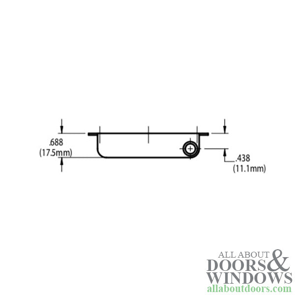 Truth Stud Bracket #10986, Left Hand, E-Gard Finish - Truth Stud Bracket #10986, Left Hand, E-Gard Finish