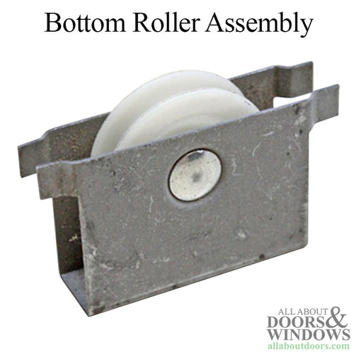 Bottom Roller Assembly with 1 Inch Nylon Wheel for Sliding Screen Door - Bottom Roller Assembly with 1 Inch Nylon Wheel for Sliding Screen Door