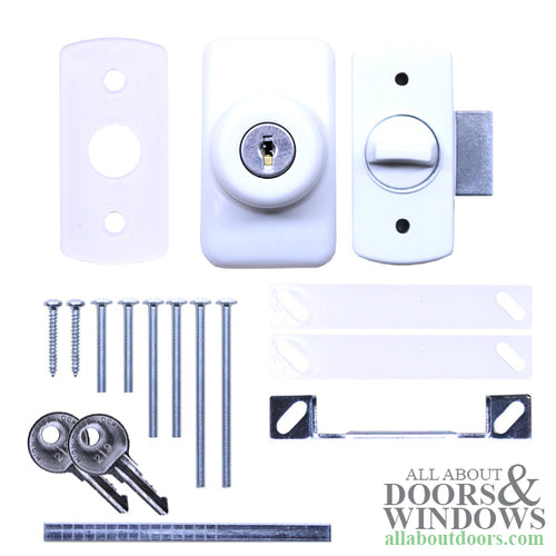 Georgian Deadbolt Set 1.75 Inch Hole Spacing - Georgian Deadbolt Set 1.75 Inch Hole Spacing