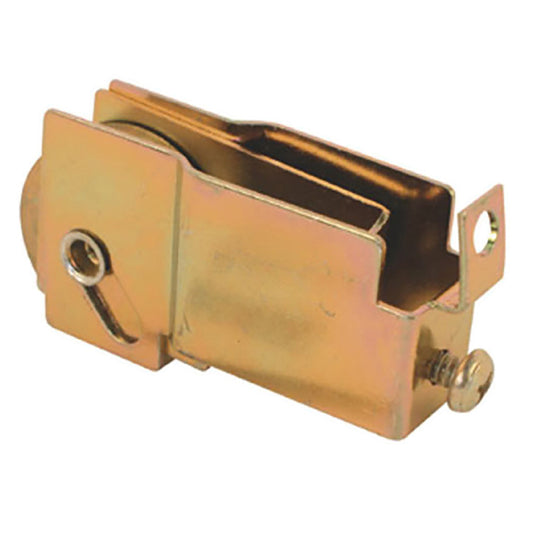 Sliding Patio Door Roller With F Tab Housing 1.25 Inch Steel Wheel Adjustable Housing