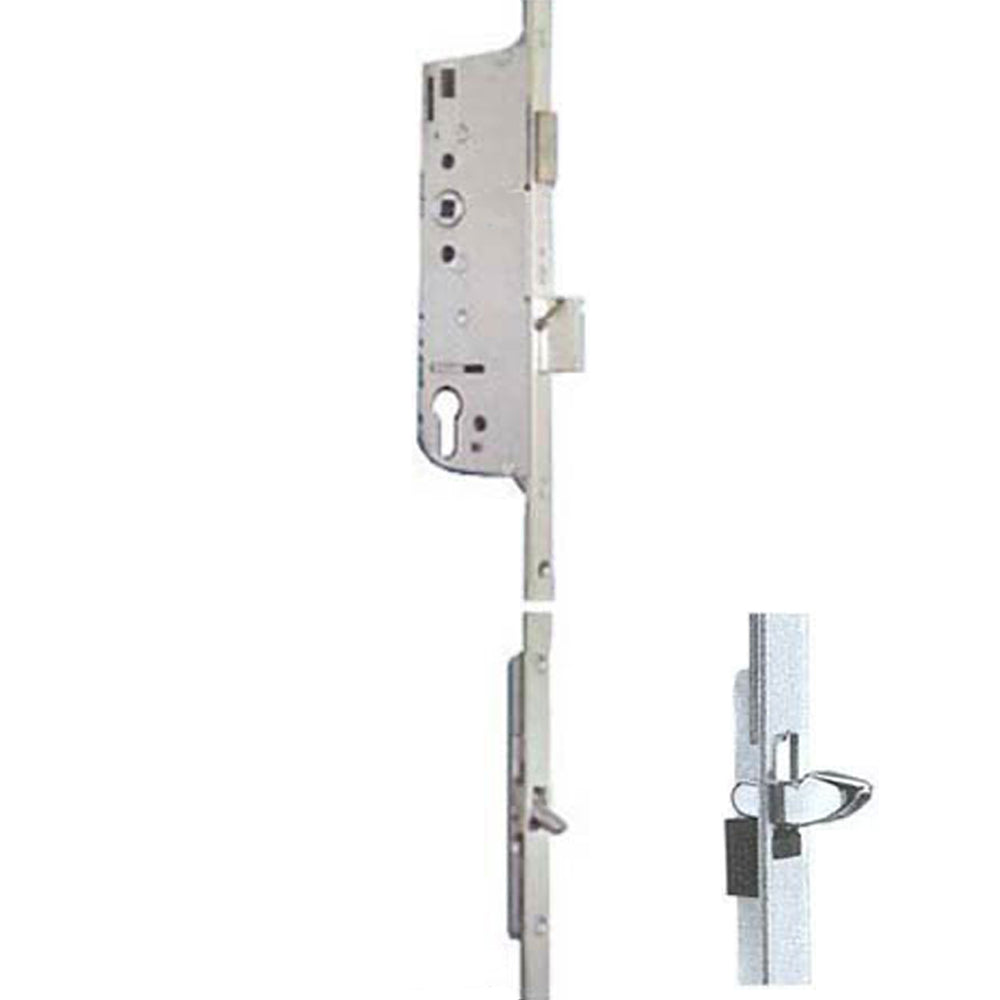 Hoppe HLS9000 Multipoint Lock Manual Tongue Gear 45mm Backset 92mm PZ 1 Inch Deadbolt Throw 36 Inch Handle Height - Hoppe HLS9000 Multipoint Lock Manual Tongue Gear 45mm Backset 92mm PZ 1 Inch Deadbolt Throw 36 Inch Handle Height