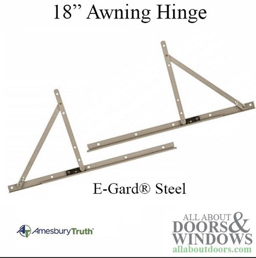 Truth 13.15  Awning Window Hinge and Track, Pairs 18