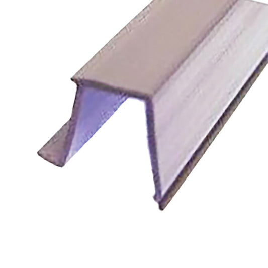 Vinyl Glazing Bead, 4 Line Shape White 6'