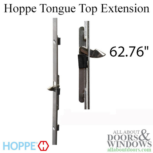 Hoppe 16mm Manual Top Extension, Tongue at 62.76", 75.59" Length