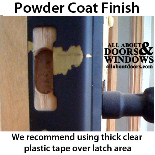 HOPPE Latch and Deadbolt Strike with Curved Lip Non-Handed Rustic Umber - HOPPE Latch and Deadbolt Strike with Curved Lip Non-Handed Rustic Umber