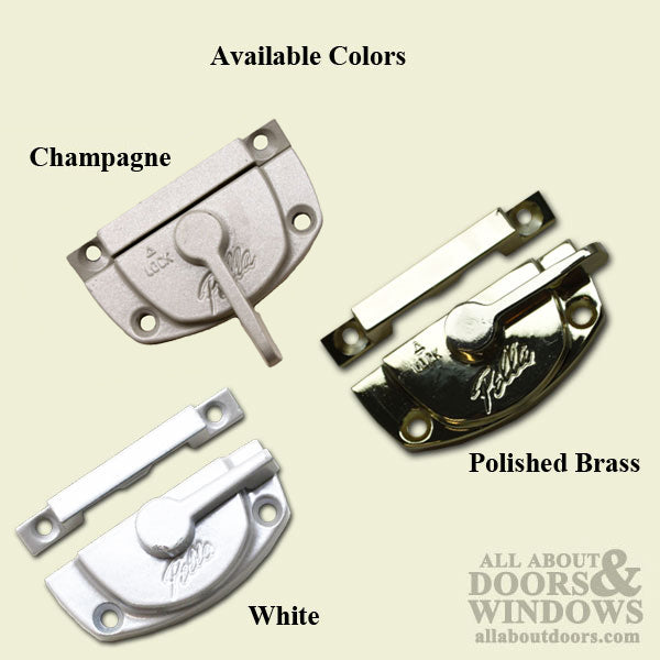 Sash Lock,  Pella Pro Line Series 1-7/8 - Choose Color - Sash Lock,  Pella Pro Line Series 1-7/8 - Choose Color