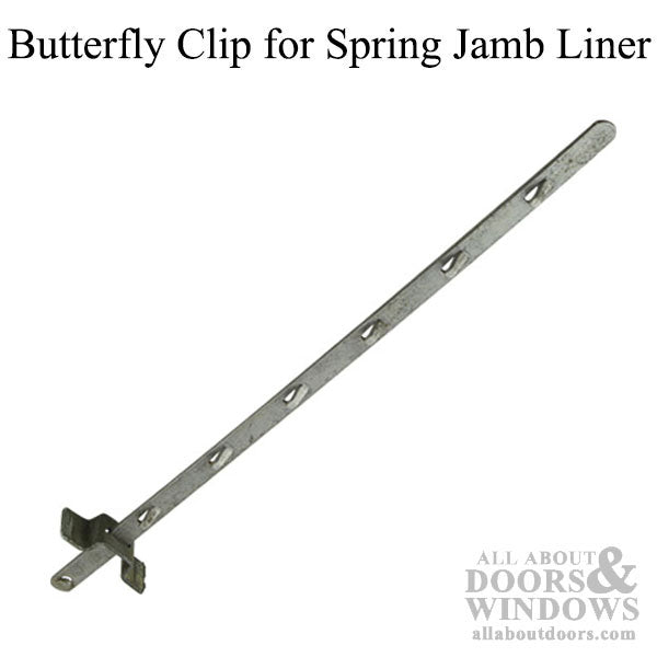 Butterfly Clip, Used on Spring Jamb Liners - Discontinued - Butterfly Clip, Used on Spring Jamb Liners - Discontinued