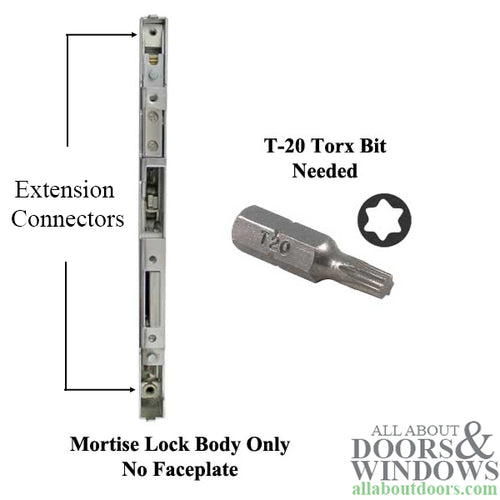 P1000 Active Gearbox, 45/92 Mortise Lock Case Body, American Version - P1000 Active Gearbox, 45/92 Mortise Lock Case Body, American Version