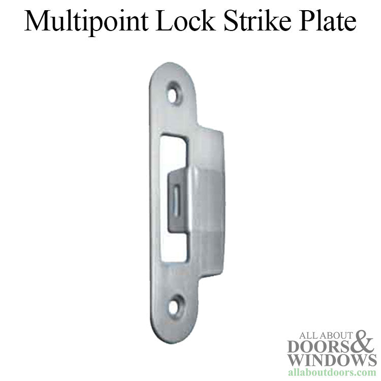 GU / Ferco Multipoint Top and Bottom Strike for 1-3/4 Thick Door - Satin Nickel - GU / Ferco Multipoint Top and Bottom Strike for 1-3/4 Thick Door - Satin Nickel
