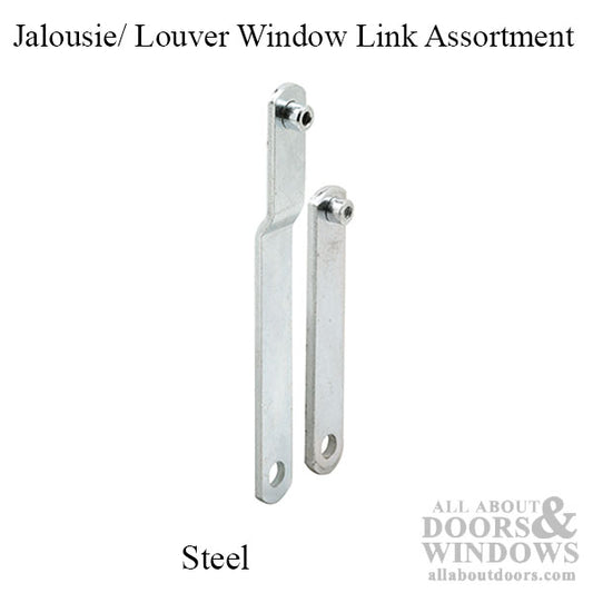 Universal Jalousie/Louver Link Assortment, steel