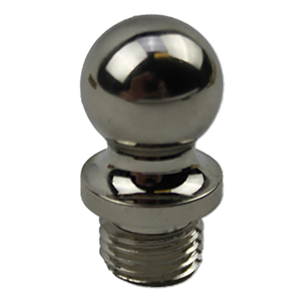 Baldwin Ball Tip Finial for Square Corner Hinge - Polished Nickel - Baldwin Ball Tip Finial for Square Corner Hinge - Polished Nickel