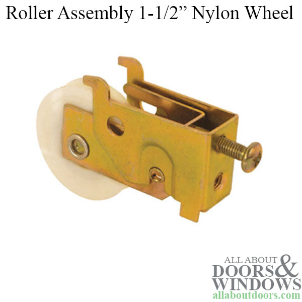 1-1/2  Nylon Wheel, Roller Assembly - 1-1/2  Nylon Wheel, Roller Assembly