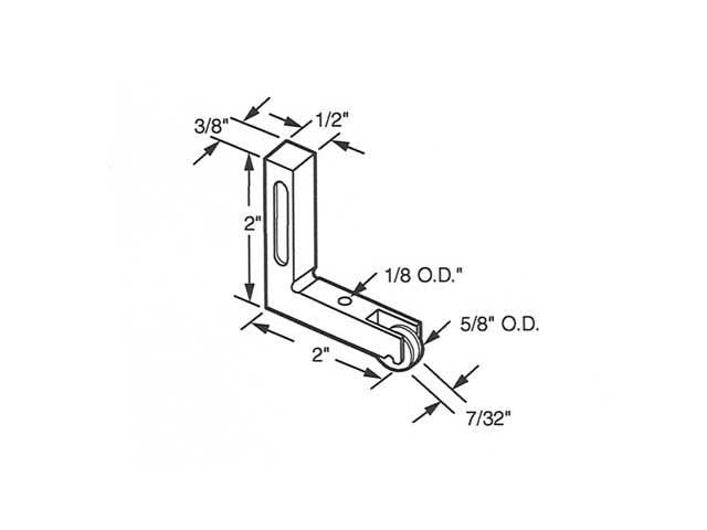 Roller Assembly (Grooved) - Sliding Windows, Vertical Rail - Diecast / Nylon - Roller Assembly (Grooved) - Sliding Windows, Vertical Rail - Diecast / Nylon