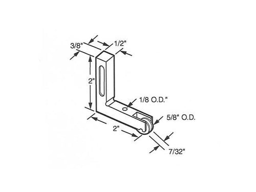 Roller Assembly (Grooved) - Sliding Windows, Vertical Rail - Diecast / Nylon - Roller Assembly (Grooved) - Sliding Windows, Vertical Rail - Diecast / Nylon