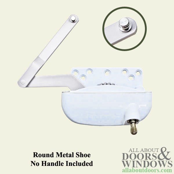 Right Hand Split Arm Casement Operator - White - Right Hand Split Arm Casement Operator - White