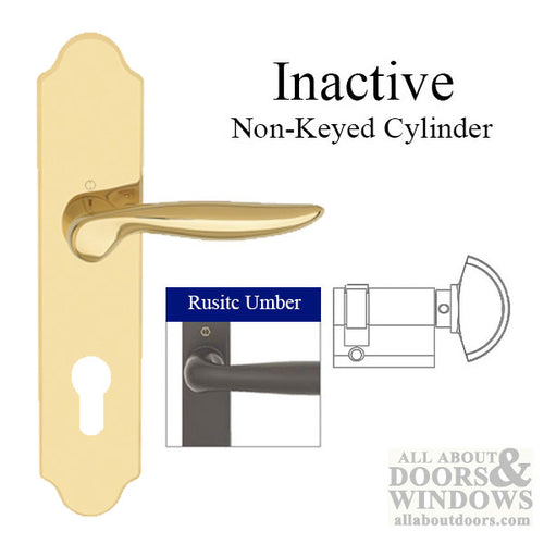 Hoppe Toronto M1020 / 3965N Inactive Handleset – Rustic Umber - Hoppe Toronto M1020 / 3965N Inactive Handleset – Rustic Umber