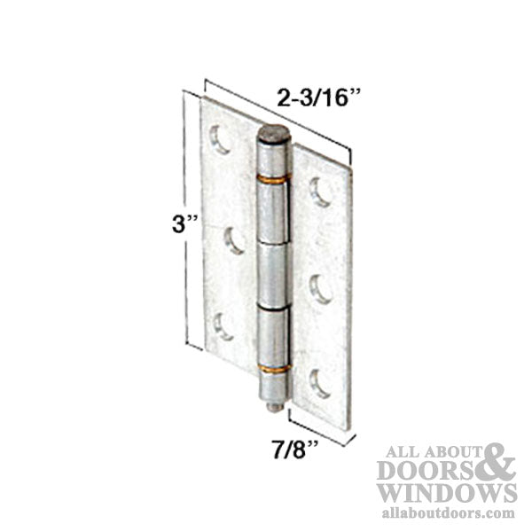 Storm Door Hinge 2-3/16 x 3 Aluminum 2 Pack - Storm Door Hinge 2-3/16 x 3 Aluminum 2 Pack
