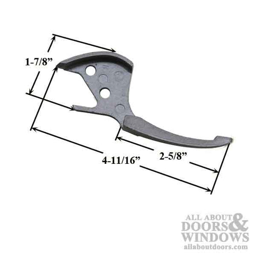 Casement Sash Lock Handle, Old Style - Left Hand - Champagne - Casement Sash Lock Handle, Old Style - Left Hand - Champagne