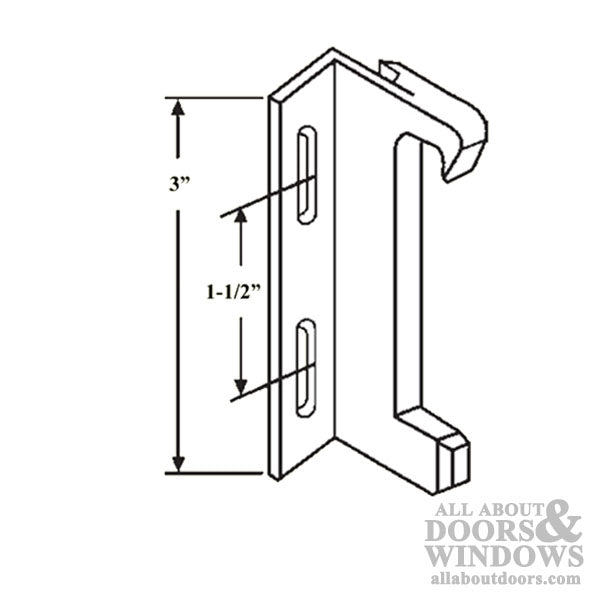 Sliding Patio Door Strike Plate Keeper 3