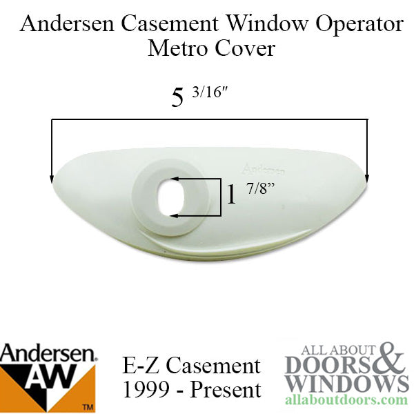 Andersen Cover, E-Z Casement, Metro - White - Andersen Cover, E-Z Casement, Metro - White