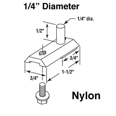 Bottom Pivot Bracket, Plastic - Bottom Pivot Bracket, Plastic